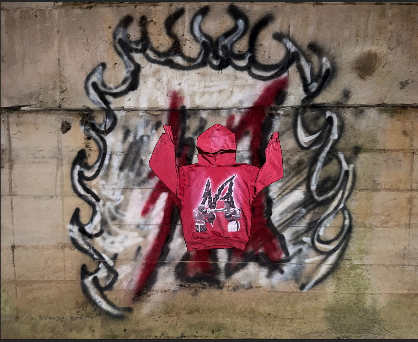 Nameless Arts Ali hoodie (Red)