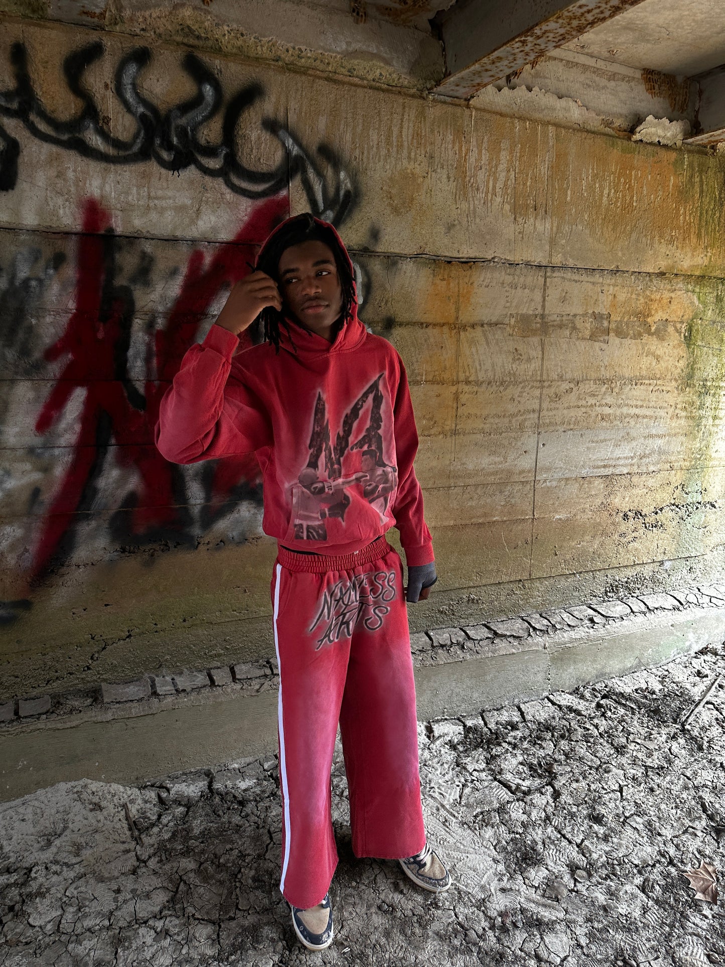 Nameless Arts Ali Hoodie set (Red)