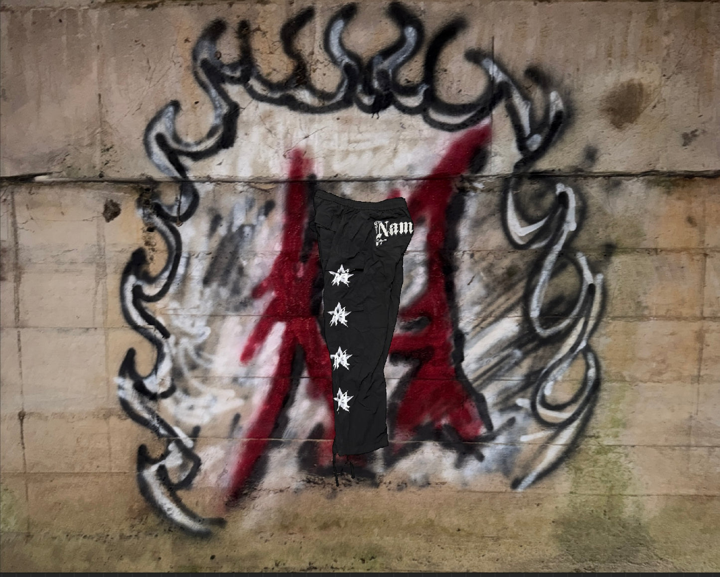 Nameless star nylon pants