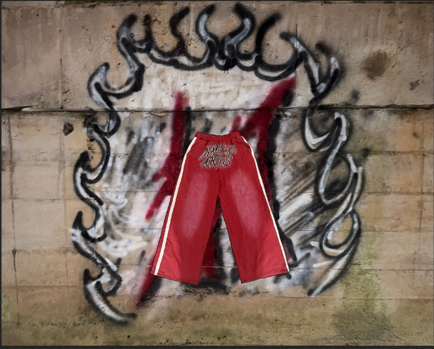 Nameless Arts sweatpants (Red)