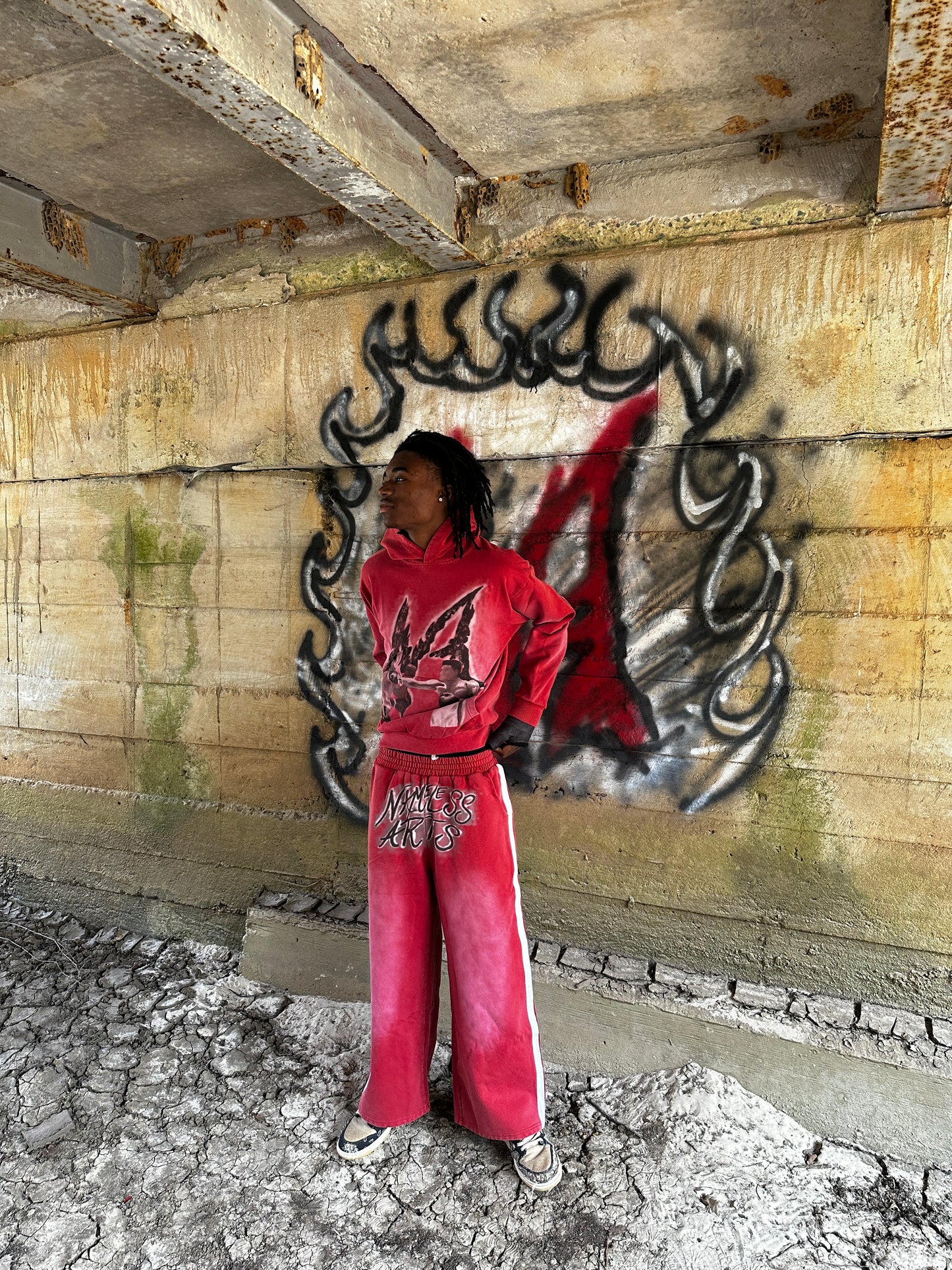 Nameless Arts Ali Hoodie set (Red)