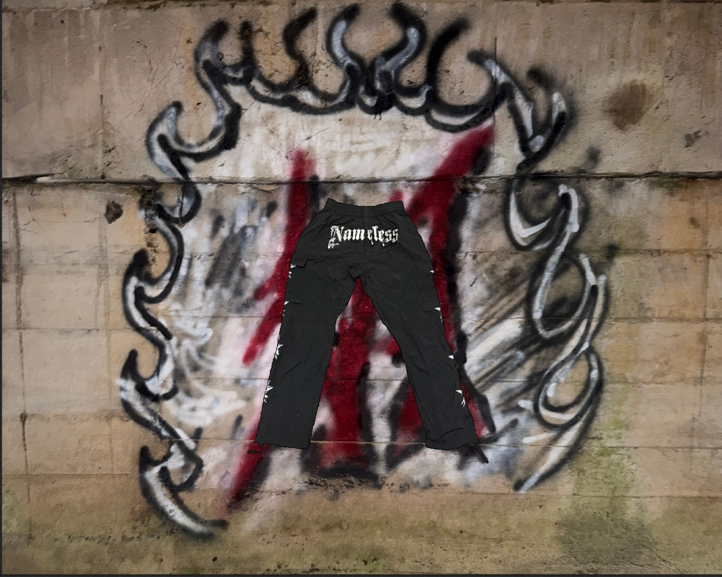 Nameless star nylon pants